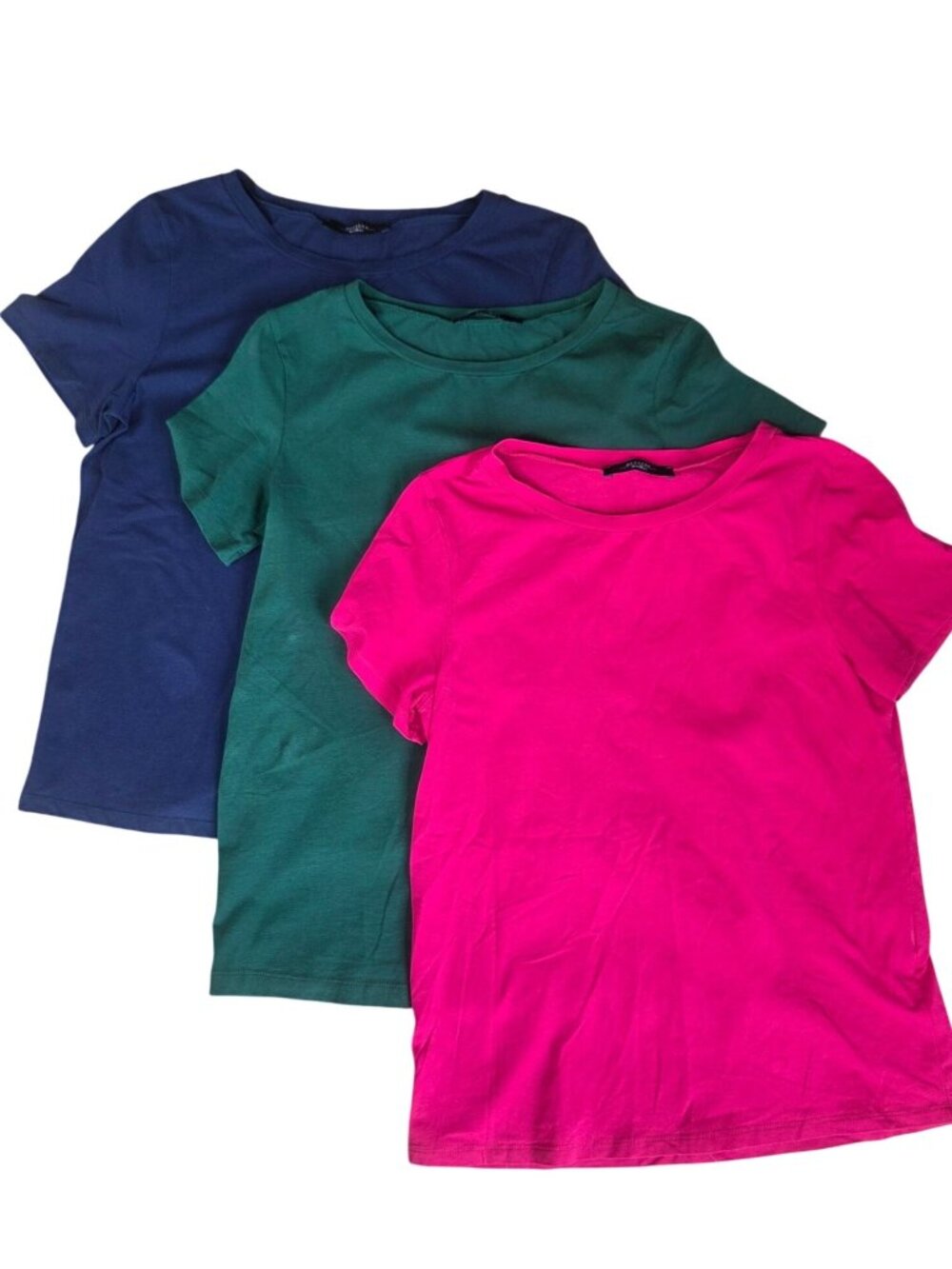BUNDLE (3) Weekend MaxMara Classic T-Shirt Top Pink Green Blue Women's M